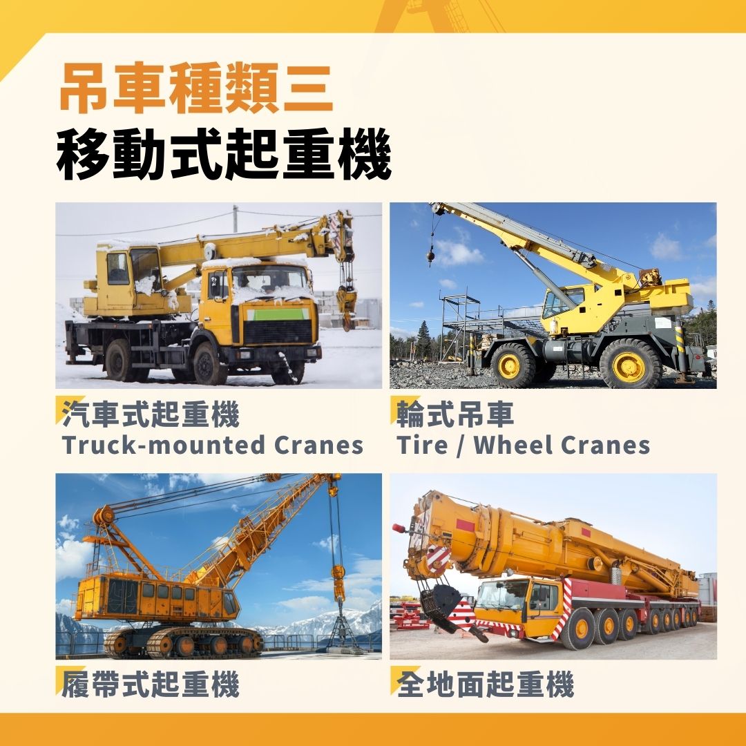 吊車種類:移動式起重機